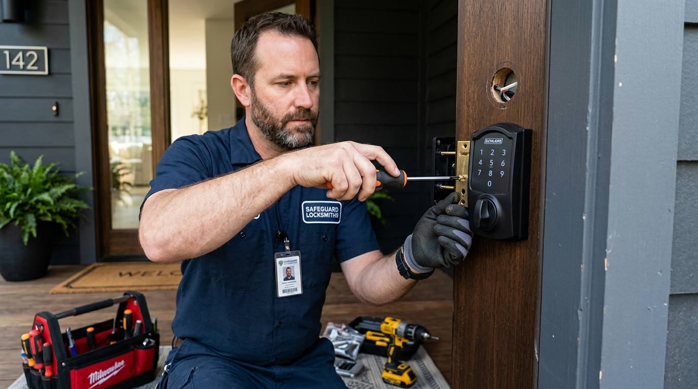 Smart lock installation and programming for residential homes in Los Angeles